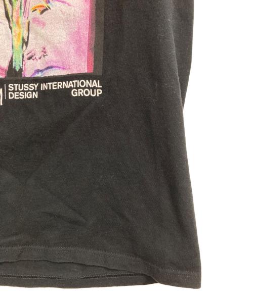 stussy（ステューシー）stussy (ステューシー) YOUNG ORGANICS TEE ブラック サイズ:Mの古着・服飾アイテム