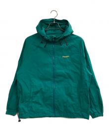 HUF（ハフ）の古着「eightynine LOGO HOODED JACKET」｜グリーン