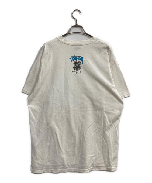 stussy（ステューシー）stussy (ステューシー) MASH S.F. Design Tee ホワイト サイズ:Lの古着・服飾アイテム