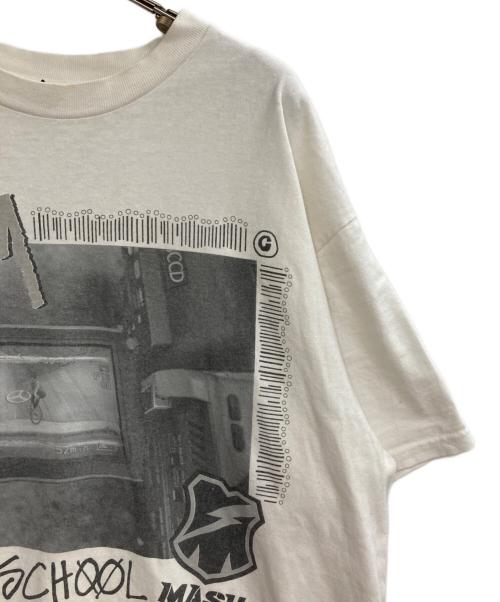 stussy（ステューシー）stussy (ステューシー) MASH S.F. Design Tee ホワイト サイズ:Lの古着・服飾アイテム