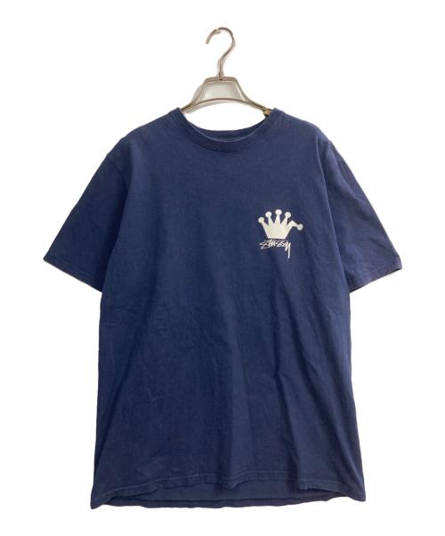 stussy（ステューシー）stussy (ステューシー) L.B.Crown Tee ネイビー サイズ:Mの古着・服飾アイテム