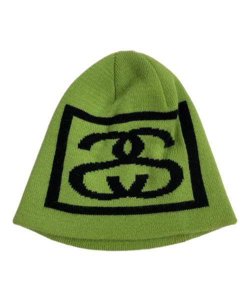 stussy（ステューシー）stussy (ステューシー) SS Link Skullcap Beanie グリーンの古着・服飾アイテム