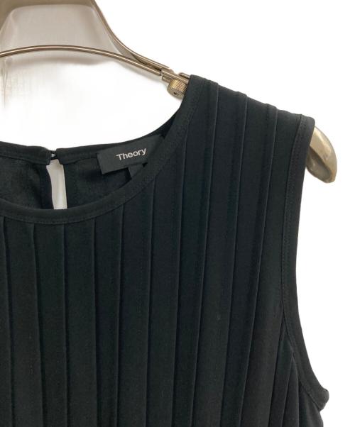 theory（セオリー）theory (セオリー) ノースリーブ ロングワンピース ブラック サイズ:2の古着・服飾アイテム