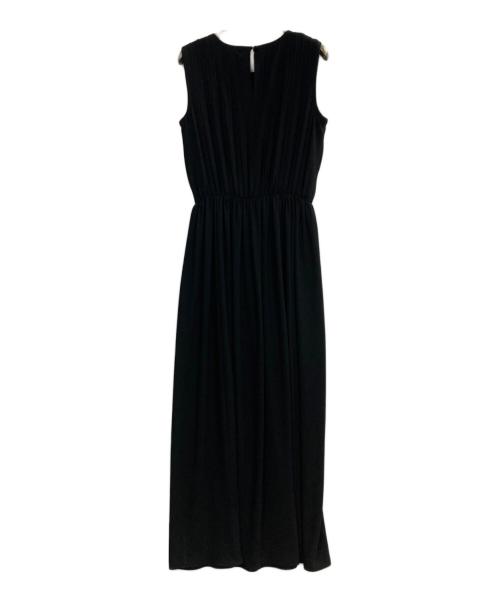 theory（セオリー）theory (セオリー) ノースリーブ ロングワンピース ブラック サイズ:2の古着・服飾アイテム