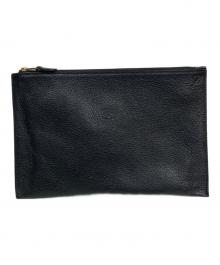 IL BISONTE（イル ビゾンテ）の古着「レザーポーチ」｜ブラック