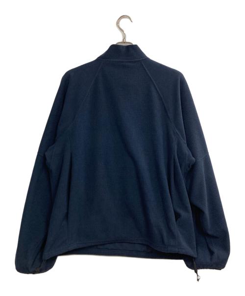 ANCELLM（アンセルム）ANCELLM (アンセルム) 26SS KIMONO ZIP FLEECE ネイビー サイズ:2の古着・服飾アイテム