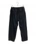 COMOLI (コモリ) 22SS シルクネップ ドローストリングパンツ ブラック サイズ:1：30000円