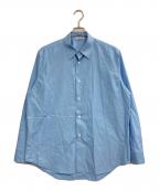 AURALEEオーラリー）の古着「25AW WASHED FINX TWILL SHIRT」｜ブルー