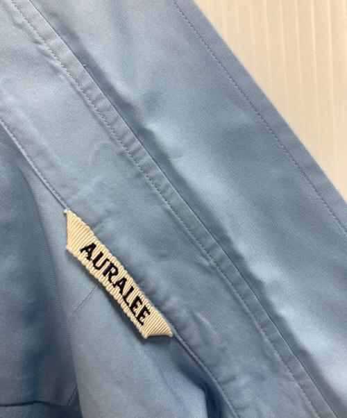 AURALEE（オーラリー）AURALEE (オーラリー) 25AW WASHED FINX TWILL SHIRT ブルー サイズ:3の古着・服飾アイテム
