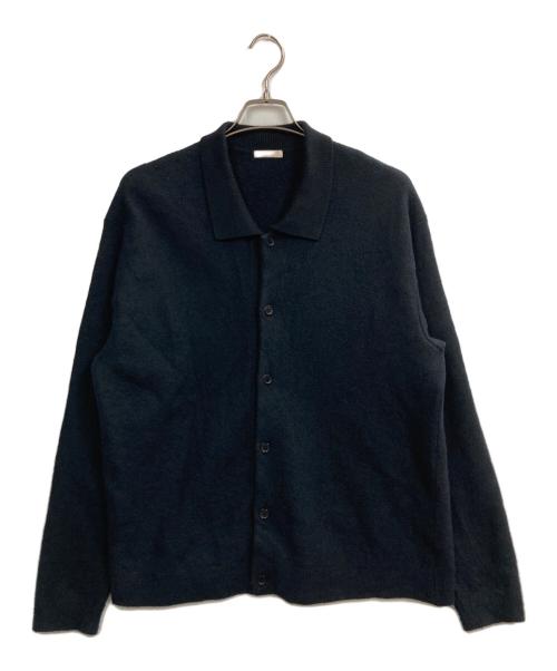 ULTERIOR（アルテリア）ULTERIOR (アルテリア) 25AW SUPER MILLED FINE WOOL SH-CARDIGAN ブラック サイズ:Mの古着・服飾アイテム