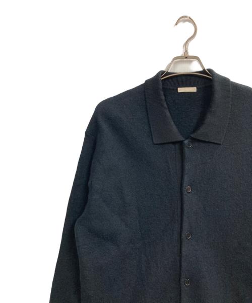 ULTERIOR（アルテリア）ULTERIOR (アルテリア) 25AW SUPER MILLED FINE WOOL SH-CARDIGAN ブラック サイズ:Mの古着・服飾アイテム