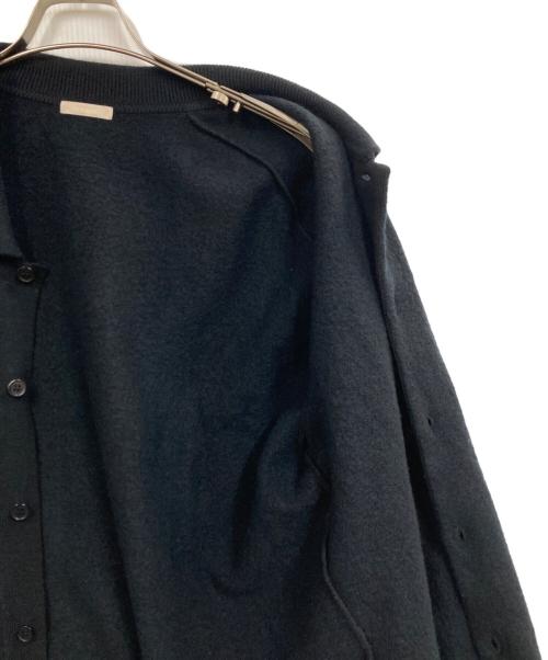 ULTERIOR（アルテリア）ULTERIOR (アルテリア) 25AW SUPER MILLED FINE WOOL SH-CARDIGAN ブラック サイズ:Mの古着・服飾アイテム