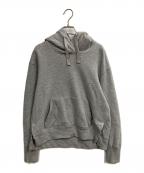 北欧、暮らしの道具店ホクオウ、グラシノドウグテン）の古着「スッキリ着られる大人のパーカー」｜杢グレー