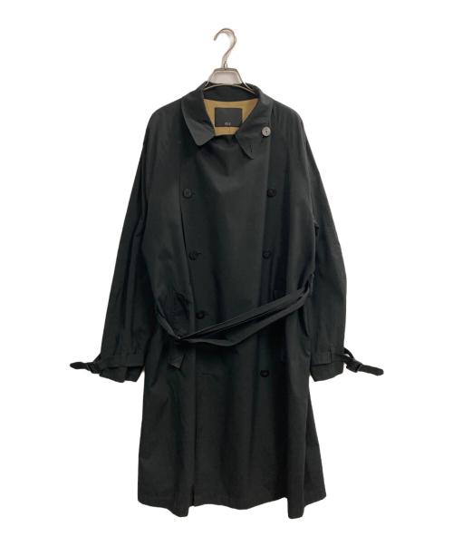 ES:S（エス）ES:S (エス) トレンチコート ブラック サイズ:２の古着・服飾アイテム