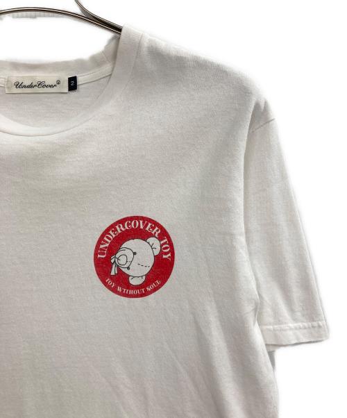 UNDERCOVER（アンダーカバー）UNDERCOVER (アンダーカバー) ベアプリントTシャツ ホワイト サイズ:2の古着・服飾アイテム