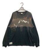 WTAPSダブルタップス）の古着「19SS DESIGN LS XeroX/TEE.COPO」｜ブラウン