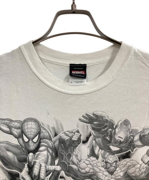 MARVEL（マーベル）MARVEL (マーベル) プリントTシャツ ホワイト サイズ:Mの古着・服飾アイテム