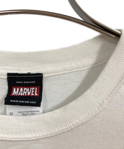 MARVEL（マーベル）MARVEL (マーベル) プリントTシャツ ホワイト サイズ:Mの古着・服飾アイテム