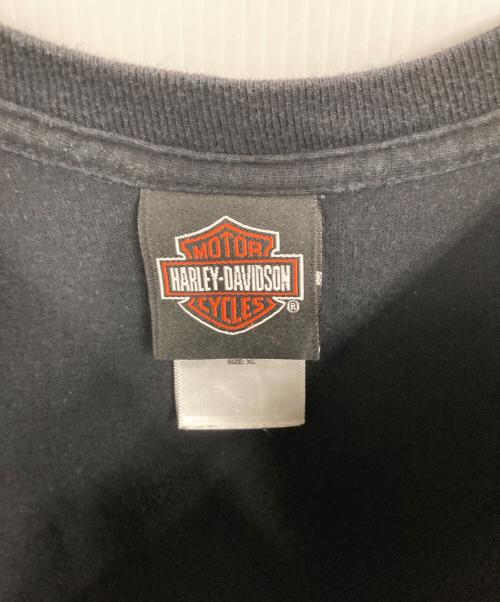 HARLEY-DAVIDSON（ハーレーダビッドソン）HARLEY-DAVIDSON (ハーレーダビッドソン) 両面プリントTシャツ ブラック サイズ:XLの古着・服飾アイテム