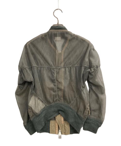 JUNYA WATANABE COMME des GARCONS（(ジュンヤワタナベ コムデギャルソン）JUNYA WATANABE COMME des GARCONS ((ジュンヤワタナベ コムデギャルソン) チュールMA-1ジャケット オリーブ サイズ:Sの古着・服飾アイテム