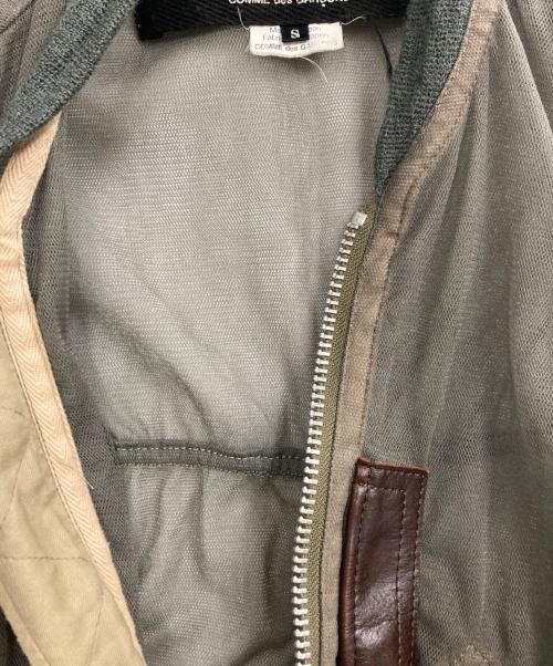 JUNYA WATANABE COMME des GARCONS（(ジュンヤワタナベ コムデギャルソン）JUNYA WATANABE COMME des GARCONS ((ジュンヤワタナベ コムデギャルソン) チュールMA-1ジャケット オリーブ サイズ:Sの古着・服飾アイテム