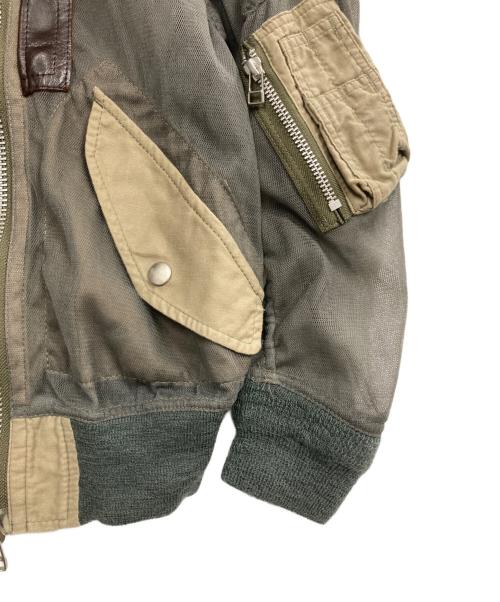 JUNYA WATANABE COMME des GARCONS（(ジュンヤワタナベ コムデギャルソン）JUNYA WATANABE COMME des GARCONS ((ジュンヤワタナベ コムデギャルソン) チュールMA-1ジャケット オリーブ サイズ:Sの古着・服飾アイテム