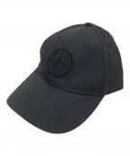STONE ISLANDストーンアイランド）の古着「COTTON LOGO CAP」｜ブラック