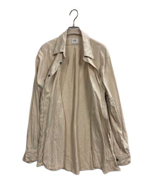 C.P COMPANY（シーピーカンパニー）C.P COMPANY (シーピーカンパニー) フルコットンシャツ ベージュ サイズ:3の古着・服飾アイテム