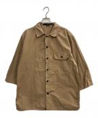 STONE ISLANDストーンアイランド）の古着「7分袖シャツ」｜ベージュ