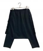 COMME des GARCONS COMME des GARCONSコムデギャルソン コムデギャルソン）の古着「ポリエステルジャージーサルエルパンツ」｜ブラック