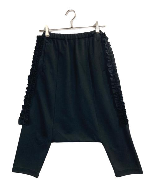 COMME des GARCONS COMME des GARCONS（コムデギャルソン コムデギャルソン）COMME des GARCONS COMME des GARCONS (コムデギャルソン コムデギャルソン) ポリエステルジャージーサルエルパンツ ブラック サイズ:XSの古着・服飾アイテム