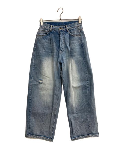 Spick and Span（スピック＆スパン）Spick and Span (スピック＆スパン) TUCKBARREL DENIM スカイブルー サイズ:27の古着・服飾アイテム
