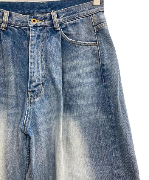 Spick and Span（スピック＆スパン）Spick and Span (スピック＆スパン) TUCKBARREL DENIM スカイブルー サイズ:27の古着・服飾アイテム