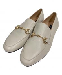 FABIO RUSCONI（ファビオルスコーニ）の古着「ビットローファー」｜ベージュ