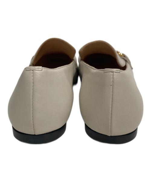 FABIO RUSCONI（ファビオルスコーニ）FABIO RUSCONI (ファビオルスコーニ) ビットローファー ベージュ サイズ:36の古着・服飾アイテム