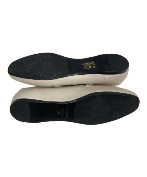 FABIO RUSCONI（ファビオルスコーニ）FABIO RUSCONI (ファビオルスコーニ) ビットローファー ベージュ サイズ:36の古着・服飾アイテム