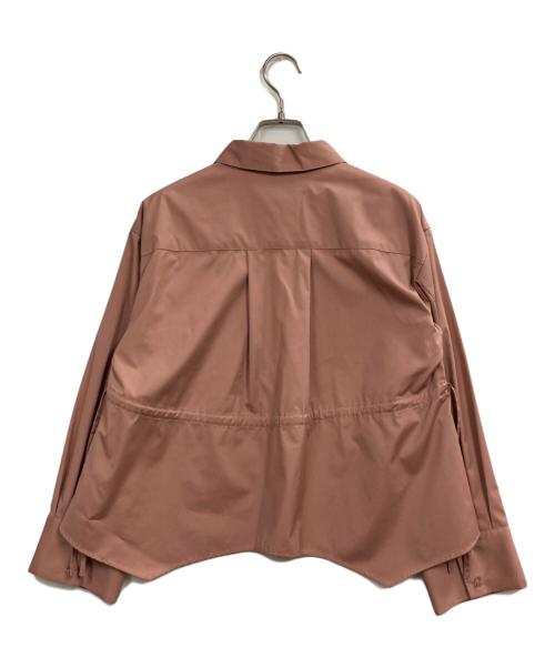 STRATA（エストラータ）STRATA (エストラータ) アシメヘムウエストリボンシャツ ピンク サイズ:FREEの古着・服飾アイテム