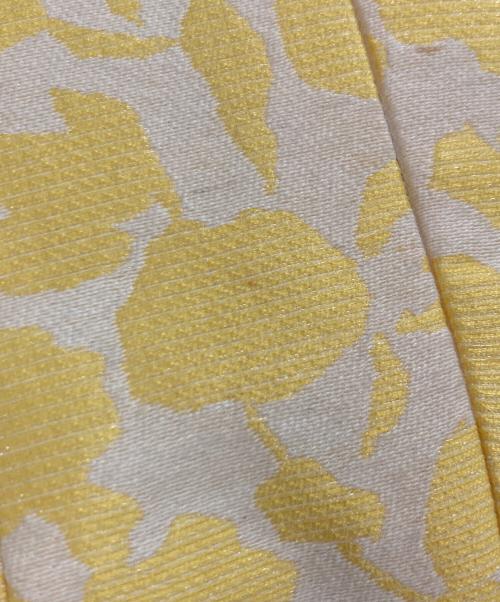 Rene（ルネ）Rene (ルネ) フラワージャガードボリュームワンピース イエロー サイズ:34の古着・服飾アイテム