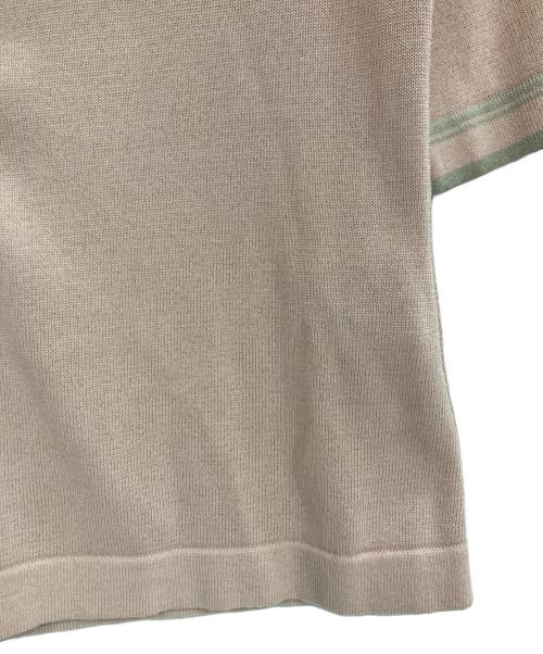 Rene basic（ルネベーシック）Rene basic (ルネベーシック) S/Sビジューボタンカーディガン ピンク サイズ:34の古着・服飾アイテム