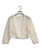 FOXEYフォクシー）の古着「シルクカーディガン」｜アイボリー