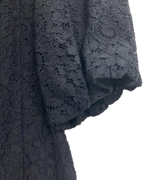 Rene（ルネ）Rene (ルネ) S/Sカットレースワンピース ネイビー サイズ:34の古着・服飾アイテム