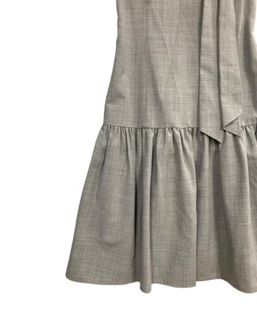 Rene（ルネ）Rene (ルネ) ハイネックウォッシャブルワンピース グレー サイズ:34の古着・服飾アイテム