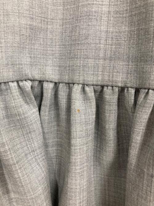 Rene（ルネ）Rene (ルネ) ハイネックウォッシャブルワンピース グレー サイズ:34の古着・服飾アイテム