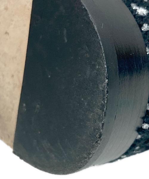 CHANEL（シャネル）CHANEL (シャネル) ココマークツイードバレエパンプス ブラック サイズ:37の古着・服飾アイテム