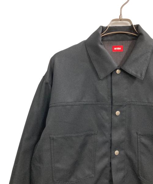 order（オーダー）order (オーダー) loose twill blouson ブラック サイズ:FREEの古着・服飾アイテム