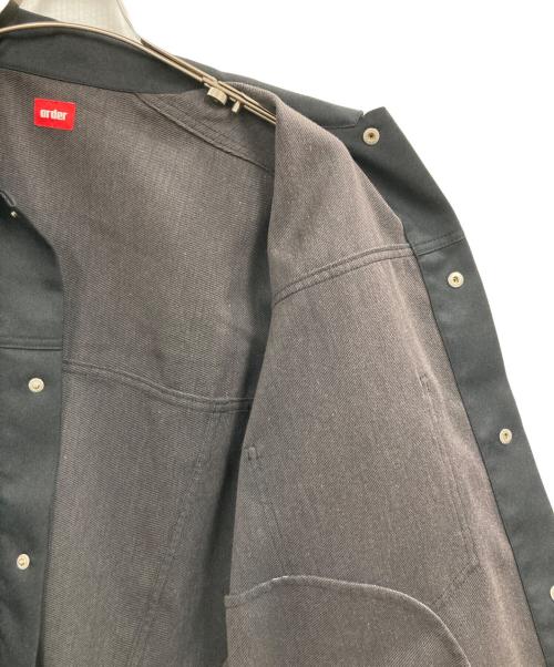 order（オーダー）order (オーダー) loose twill blouson ブラック サイズ:FREEの古着・服飾アイテム