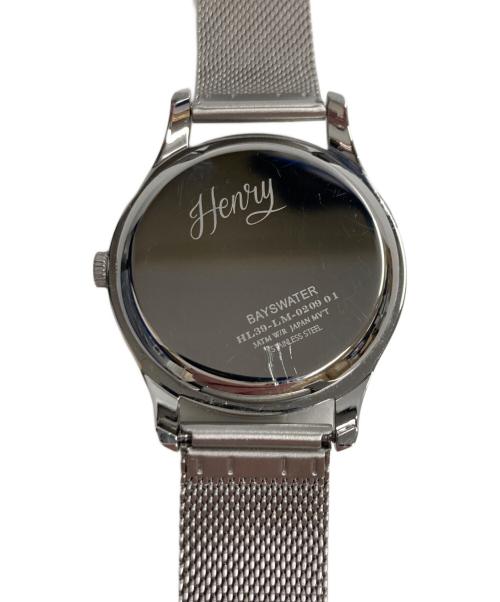 henry（ヘンリー）Henry (ヘンリー) 腕時計 シルバーカラーの古着・服飾アイテム