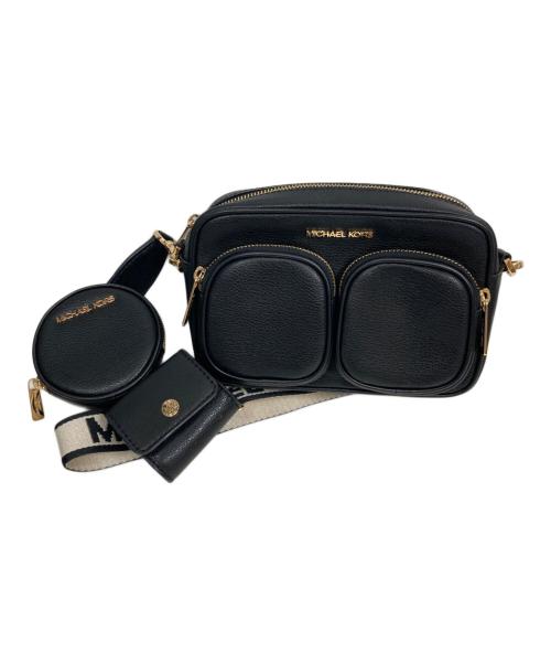 MICHAEL KORS（マイケル・コース）MICHAEL KORS (マイケル・コース) JET SET ITEM クロスボディバッグ ブラックの古着・服飾アイテム