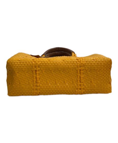 lady paola（レディ・パオラ）Lady Paola (レディ・パオラ) メルカドバッグ イエローの古着・服飾アイテム