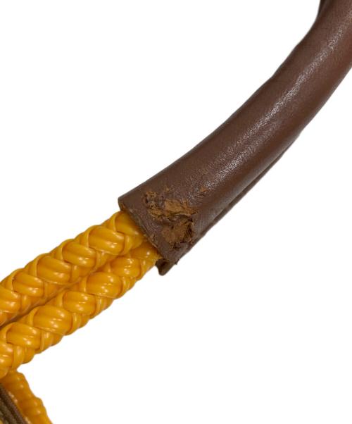 lady paola（レディ・パオラ）Lady Paola (レディ・パオラ) メルカドバッグ イエローの古着・服飾アイテム